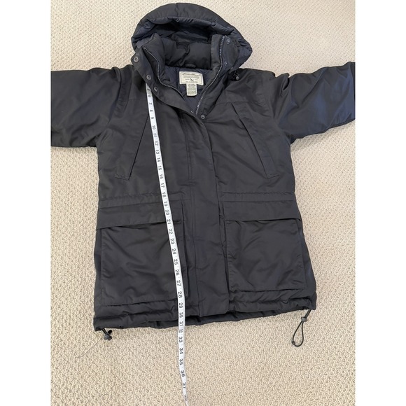 eddie bauer women black down coat size PL - Picture 5 of 9